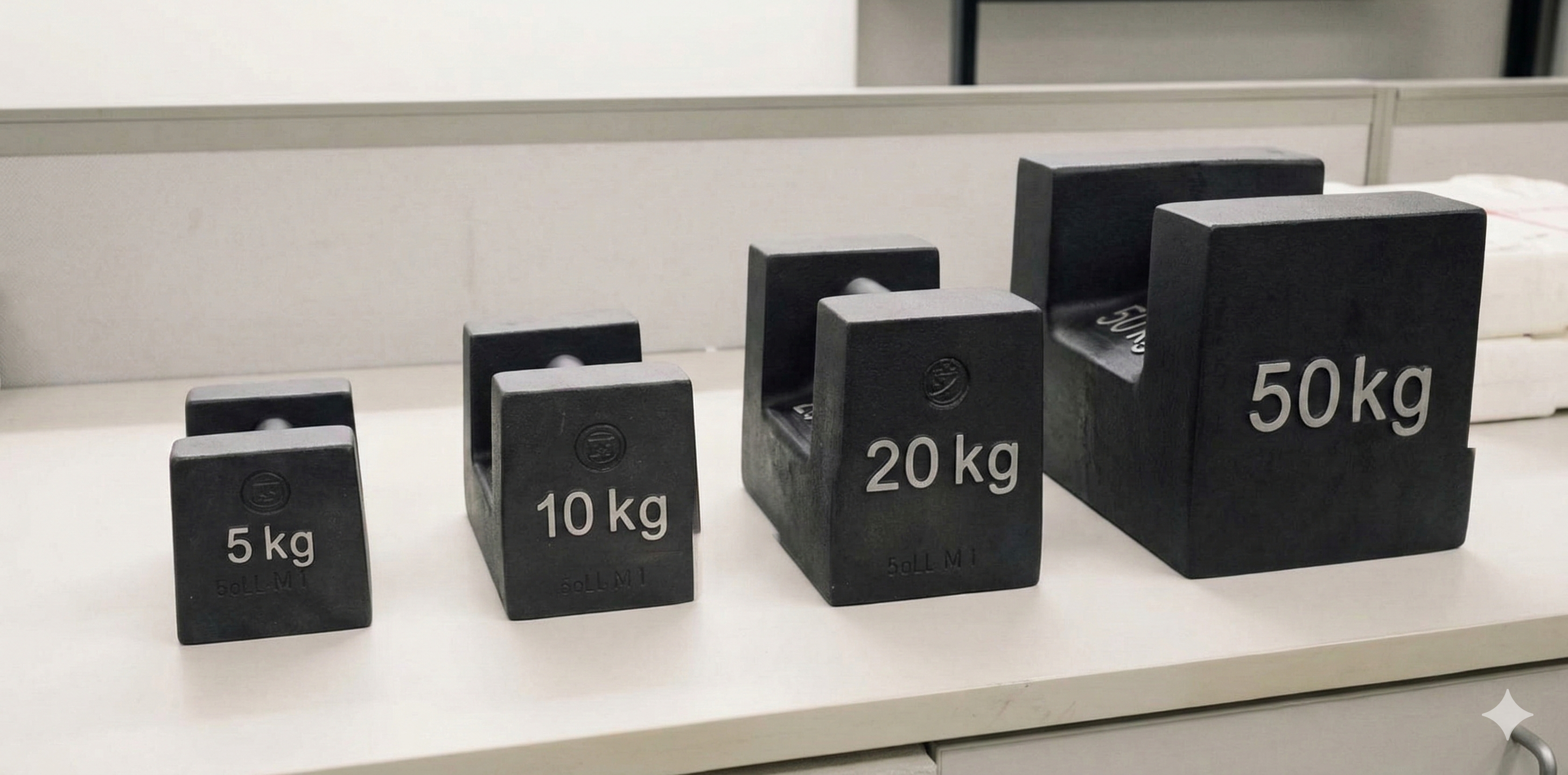 Pesos padrão certificados RBC